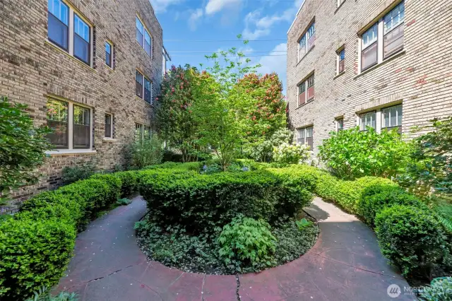 Courtyard entry