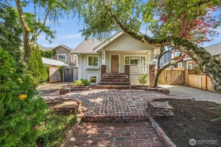 Quinnessential storybook Craftsman with stylish, modern updates while keeping the original architectural charm.