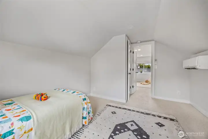 High-efficiency heating/Cooling Mini-Splits a must throughout the home.