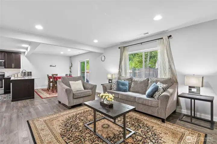 living room and eating room