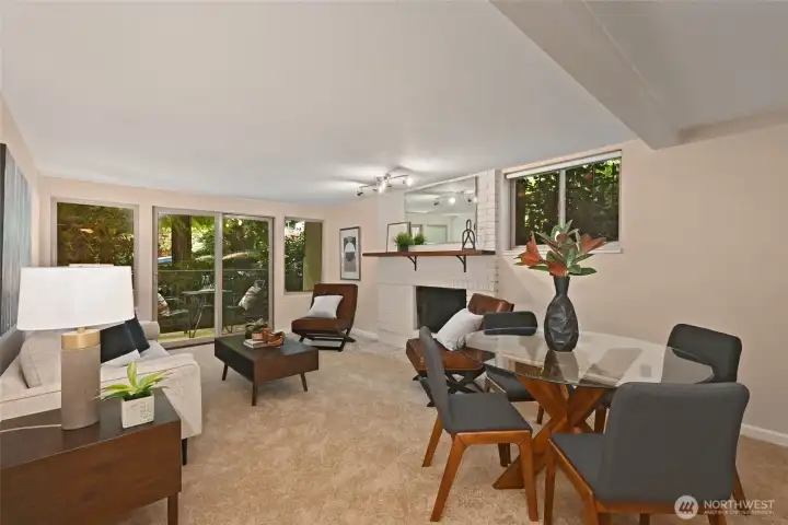 Spacious Living Room