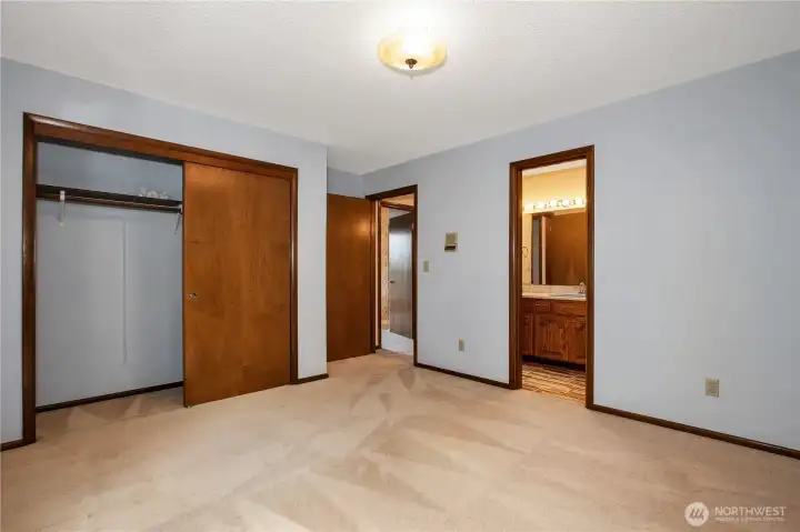 Second bedroom, with entrance into the hall bathroom.
