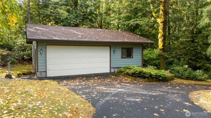Shop is located just as you come up the driveway