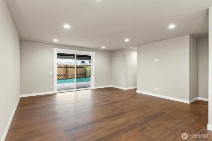 Living Room with Patio Access