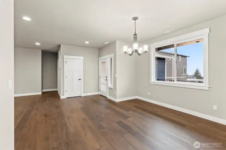 Enjoy Water Views from the Dining Room