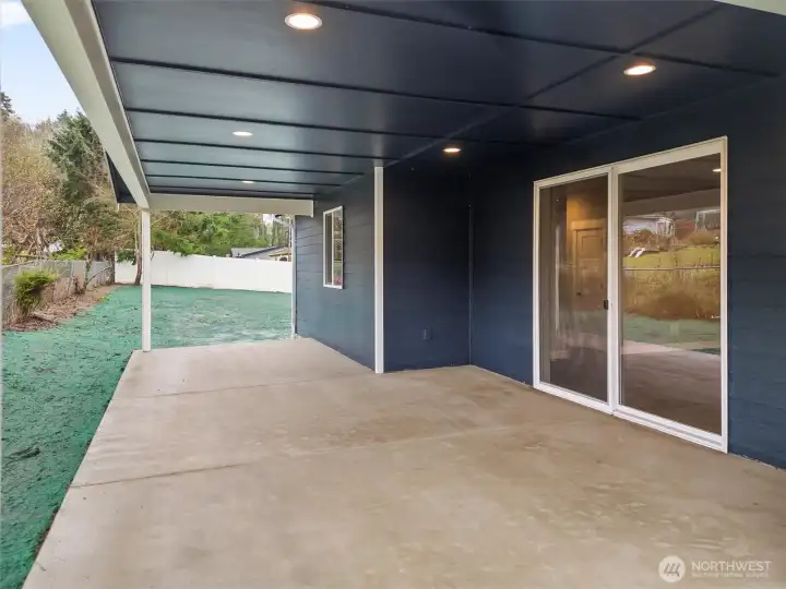 Covered Patio for Year Round Use