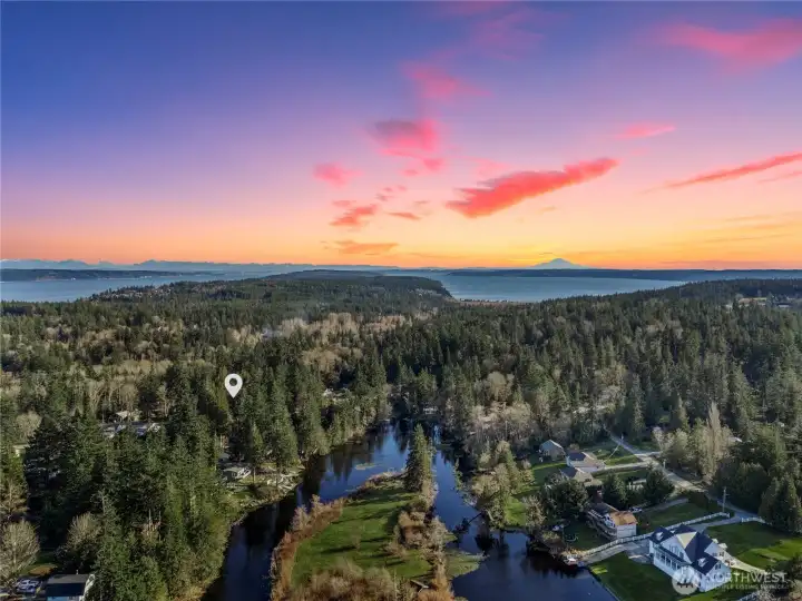 Incredibly located in the Lost Lake Neighborhood on Camano Island!
