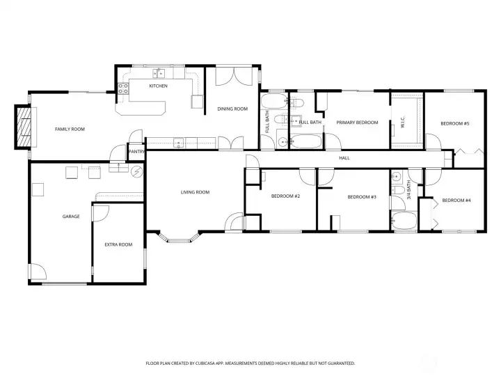 House #1:Take note of the extra room in the garage. Extra space for office, gym, bedroom, craft room, shop, or even turn it back into a garage bay.