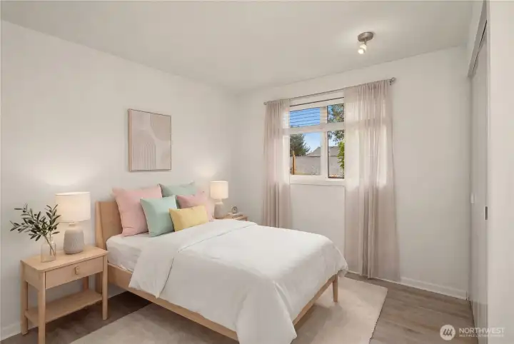 Bedroom #4 virtually staged.