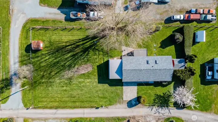 Shy half acre property