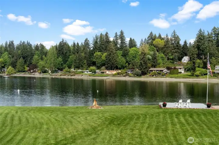 Oversized front yard