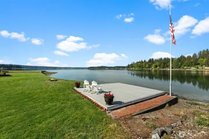 deck overlooking long views