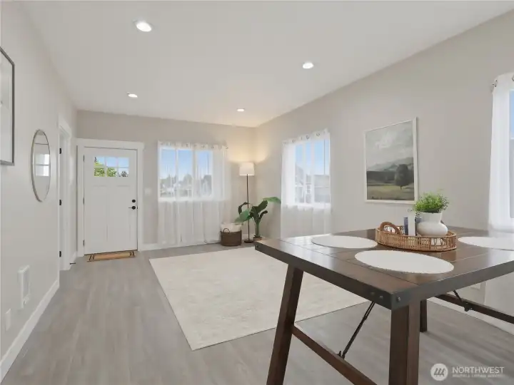 Upper main level Living & Dining room