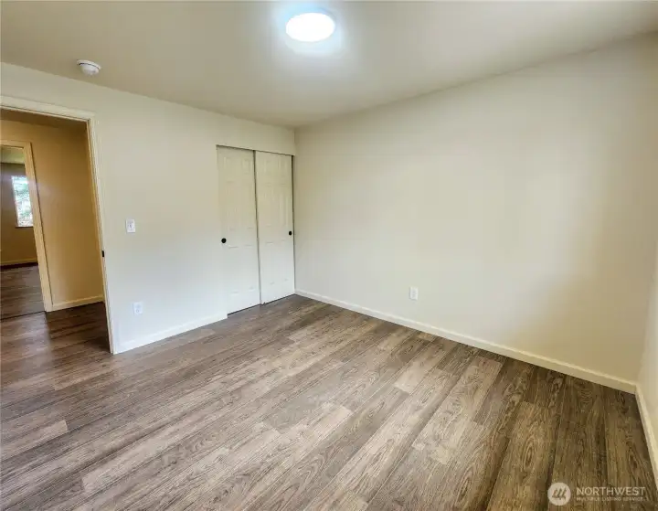 Upstairs secondary bedroom.