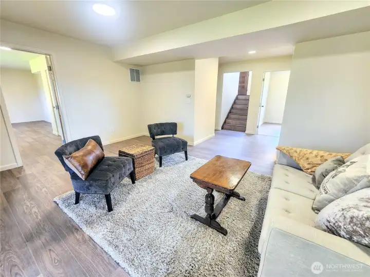 Downstairs bonus space, game room, you name it!
