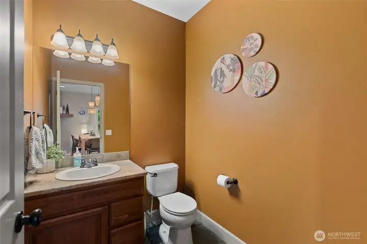 Downstairs powder bathroom Downstairs powder bathroom