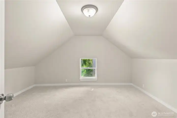 As an added bonus, this bonus room is at the east end of the second level
