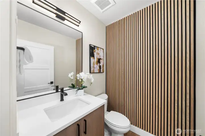 Half bath on main level