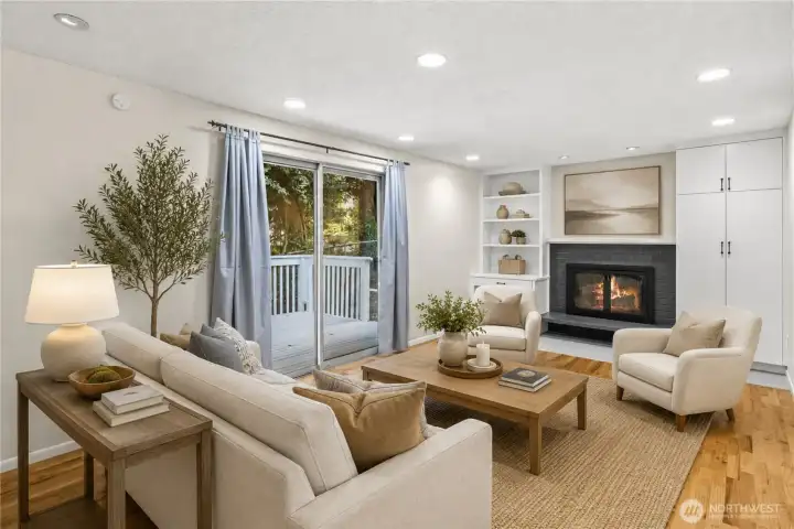 family room - Virtually Staged