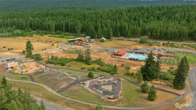 Aerial view of Nelson Farm