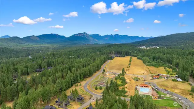 Aerial view of Nelson Farm