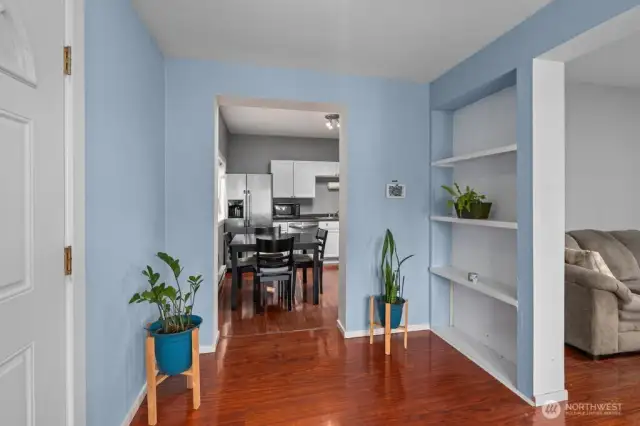 View of the kitchen