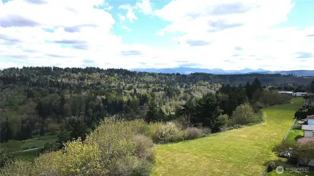 Gorgeous overhead shot from the rear of the property.
