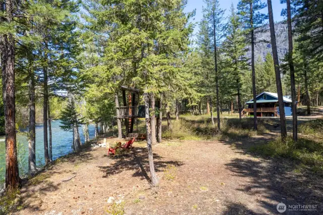 A unique and special riverfront retreat.