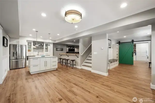 2nd Kitchen & Media Room