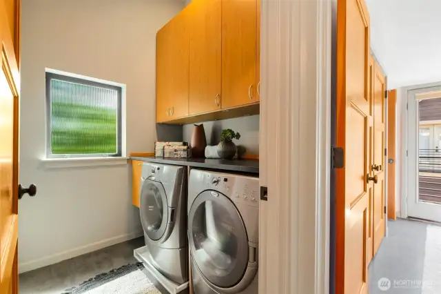 Laundry room on top floor