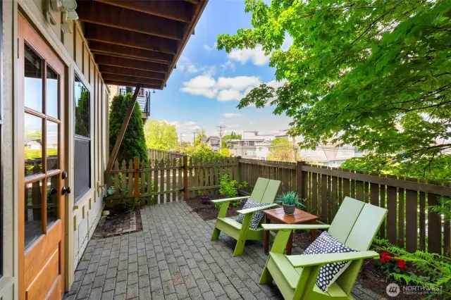 Back patio