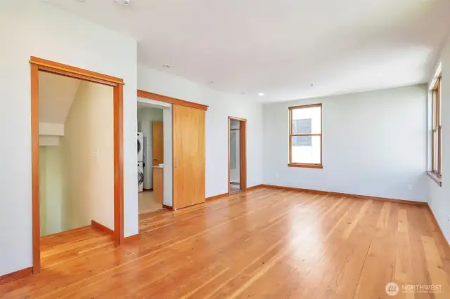 The third level is the master (primary) bedroom suite.  A private sanctuary - a comfortable and functional retreat all on it's own!