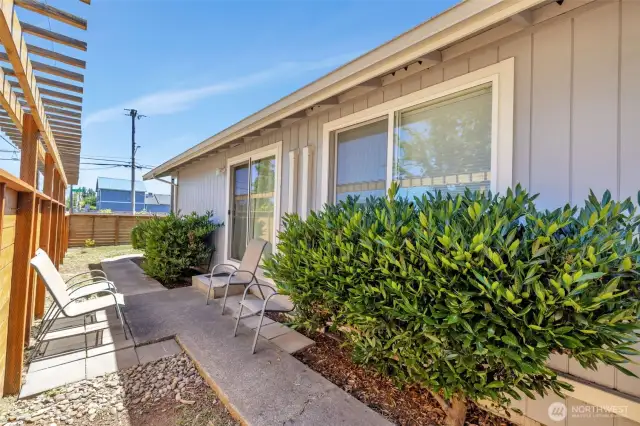 01 unit side yard looking east