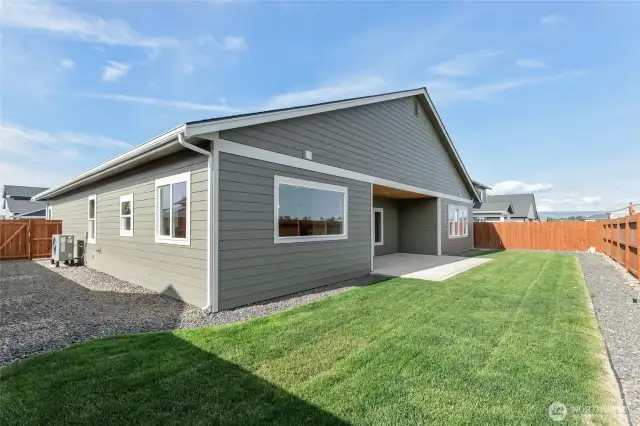 Rear yard, like home