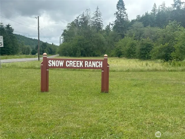 Property is located in Snow Creek Ranch just off Hwy 101.