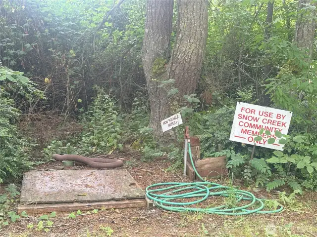 Community RV dump.