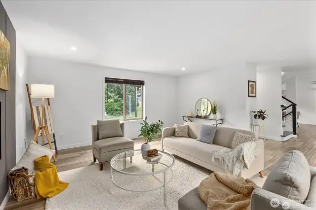 Space enough for large gatherings while still intimate.
