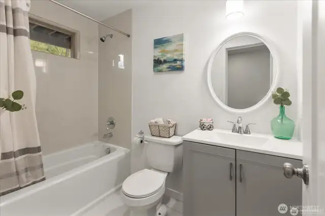 Full bathroom downstairs.