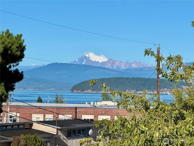 Mount Baker and Padilla Bay View from the back deck