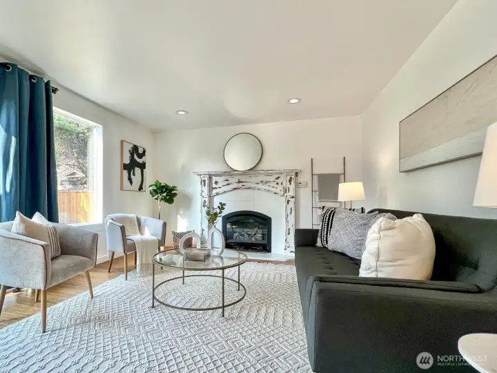 Family Room with Fireplance