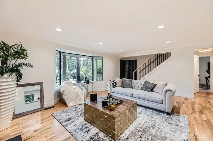 Hardwoods in the main living area