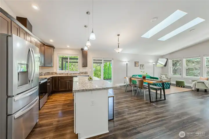 Modern finishes and great flow for entertaining!