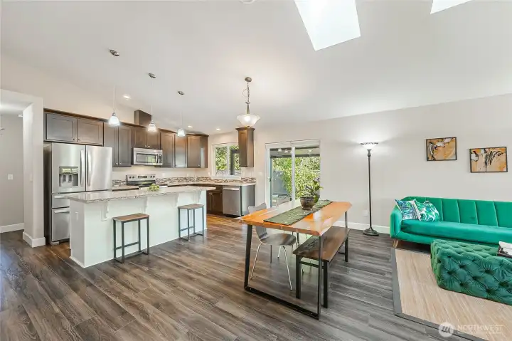 Gleaming floors—Durable, warm, and easy to maintain.