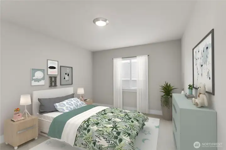 3rd Bedroom - Photos are for representation only.  Features, colors and selections may differ from photograph. See site agent for details.