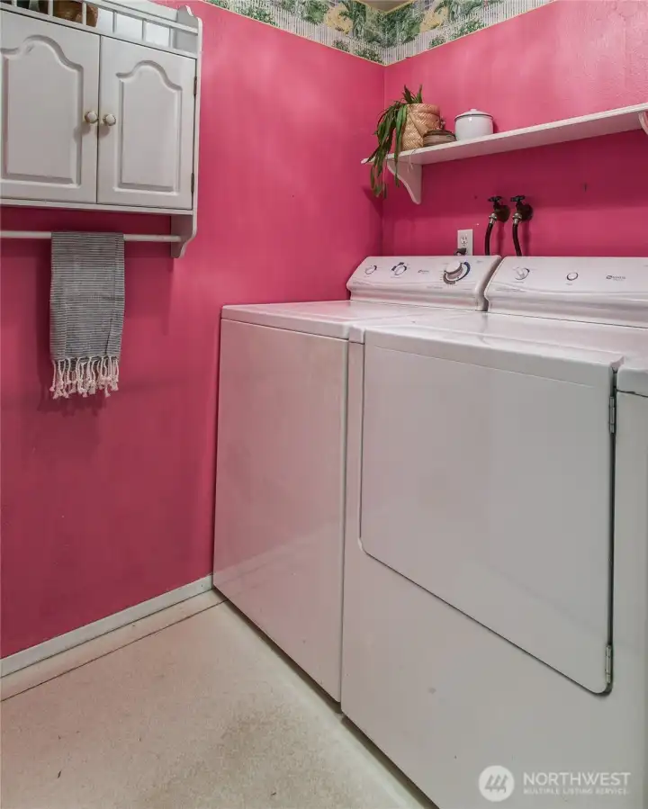 Main floor laundry room