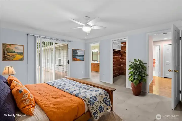 Virtually staged to show you the functionality