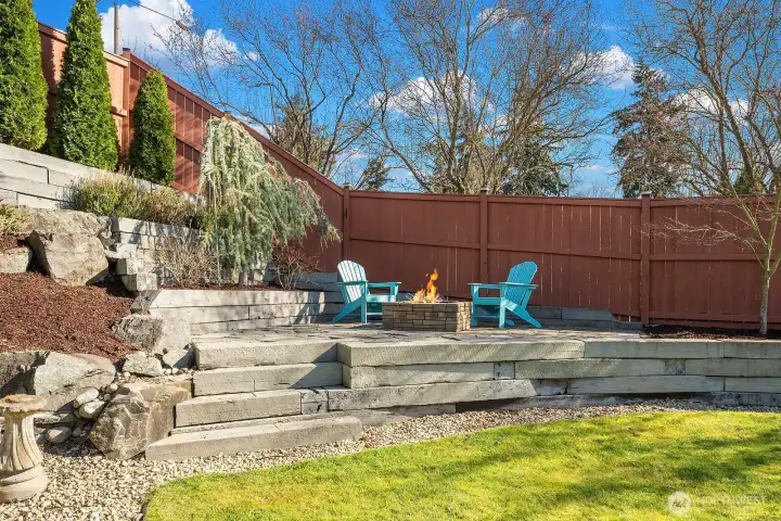 Kick up your feet and relax next to a cozy fire.