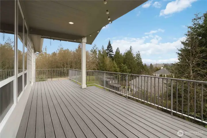 Beautiful Views off the Back Deck