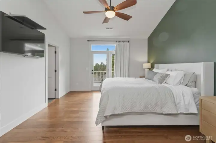 Primary Bedroom with Access to Deck