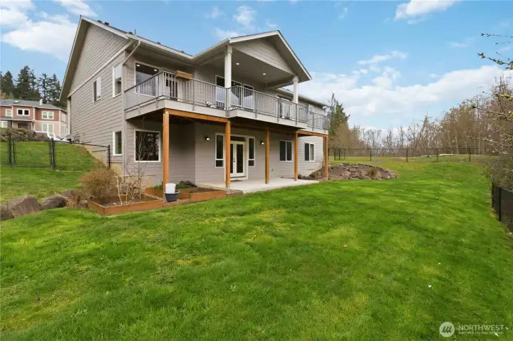 Fully Fenced Backyard